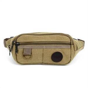 NEW SELINI NEW YORK women's tactical style fanny pack belt bag sling bag in tan